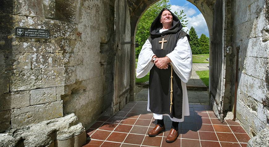 Living History Lay Brother at Beaulieu Abbey