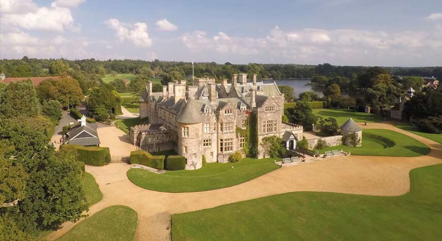 Aerial view of Palace House