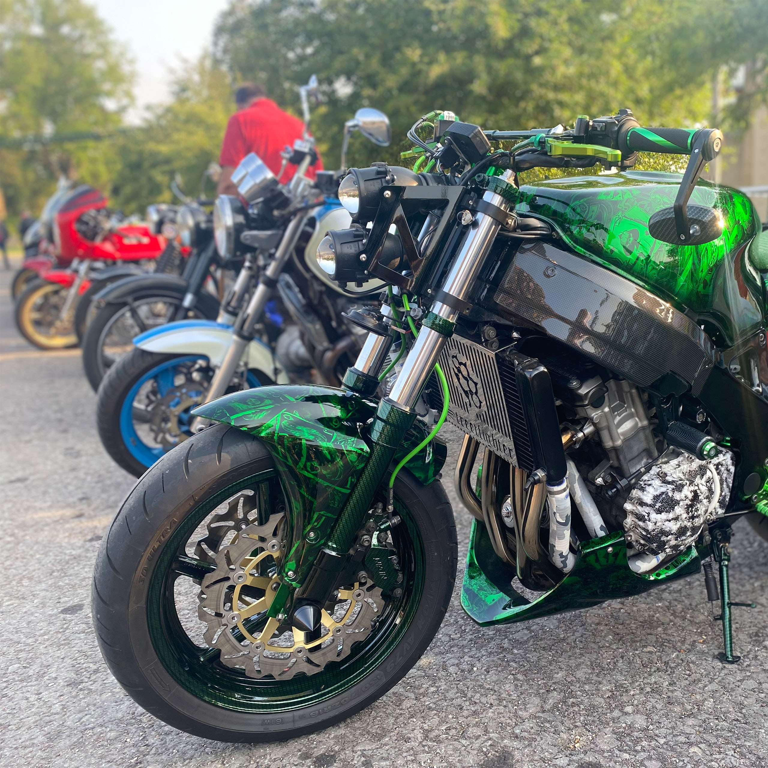 motorbike at Beaulieu Bikers' Day